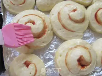 Make Tomato coconut rolls step 10