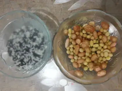 Make Five grains of rice step 1