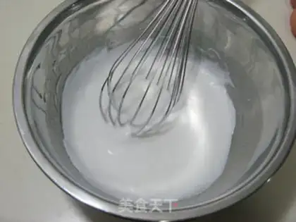 Make Coconut chime cake step 4
