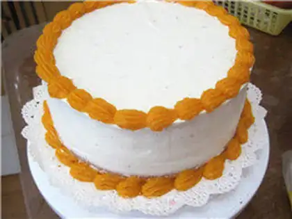 Make Butter fruit birthday cake step 10