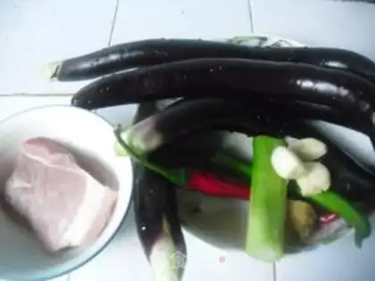 Make Spam and eggplant step 0