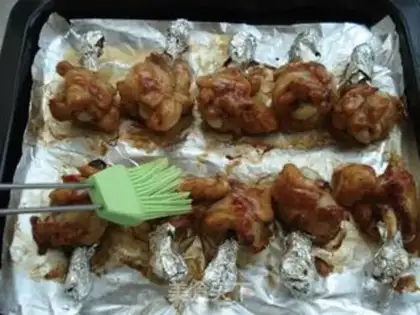 Make Black pepper chicken hammer step 7