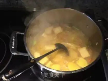 Make Bean tofu soup step 4