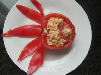 Make Tomato fried eggs step 6