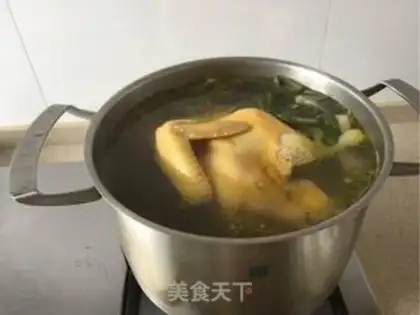 Make White pheasant step 13