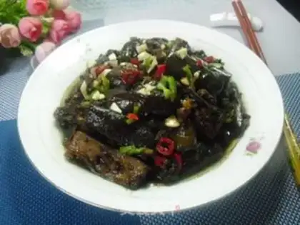 Make Spam and eggplant step 11