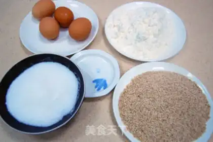 Make Sesame pancakes step 0