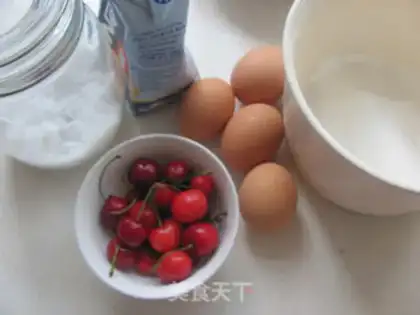 Make Cherry cream rolls step 0