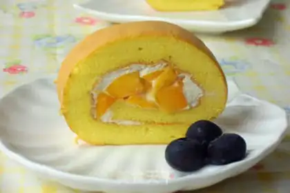 Make Mango rolls step 12