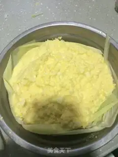 Make Fresh corn cake step 2