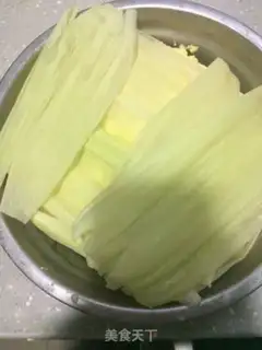 Make Fresh corn cake step 3