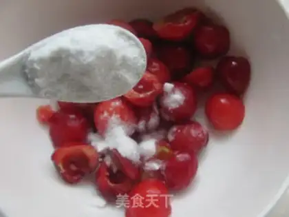 Make Cherry cream rolls step 12