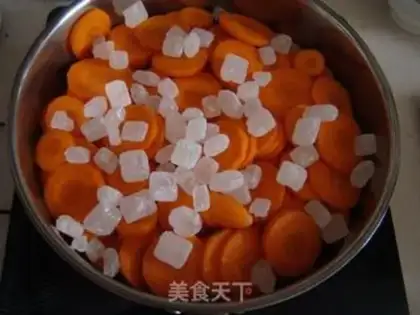 Make Carrot fruit step 1