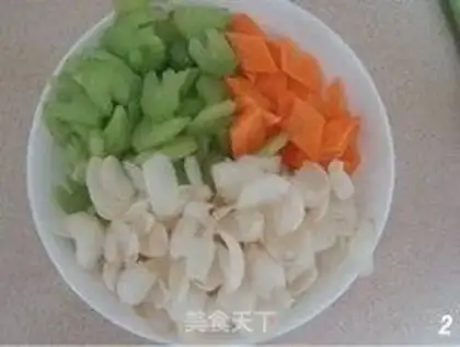 Make The Celery Lily step 1