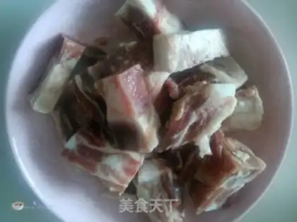Make The radish burns the ribs step 1