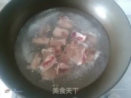 Make The radish burns the ribs step 2