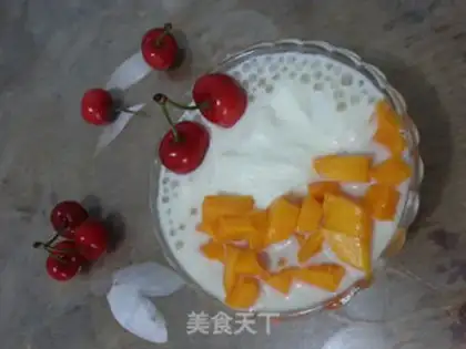 Make Yogurt mango prune step 7