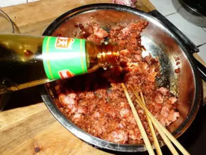 Make Homemade honey pork step 9