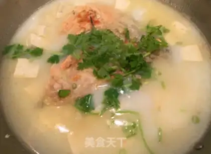 Make Tofu soup for salmon step 5