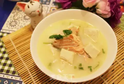 Make Tofu soup for salmon step 6