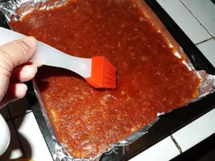 Make Homemade honey pork step 17