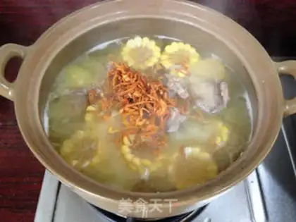 Make Porky corn soup step 5