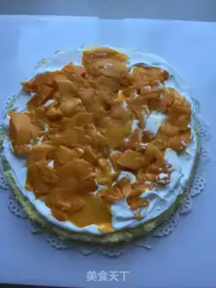 Make The petal bath, the misty cake step 2
