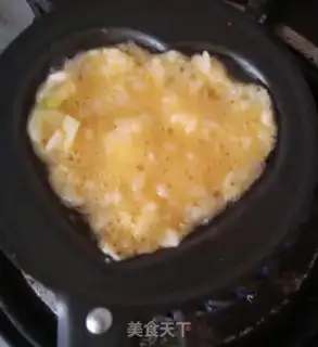 Make Egg rice cake step 5