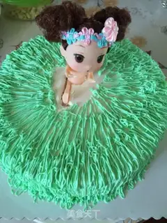 Make The petal bath, the misty cake step 5