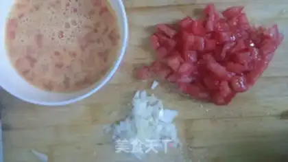 Make Tomato egg dumplings step 2