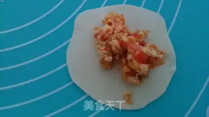 Make Tomato egg dumplings step 4