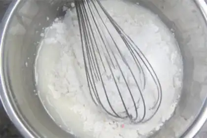 Make Chiva blueberry cake step 1