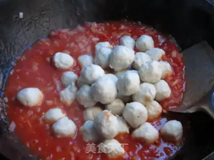 Make Cheesefishball rice step 9