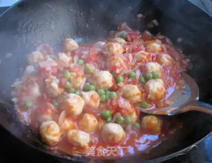 Make Cheesefishball rice step 12