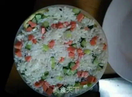 Make Creative sushi cake step 9