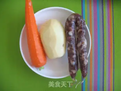 Make Sausage rice step 0