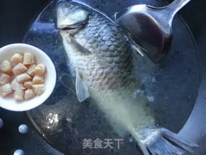 Make Silver silk fish soup step 5
