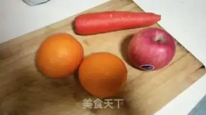 Make Carrot orange apple juice step 0