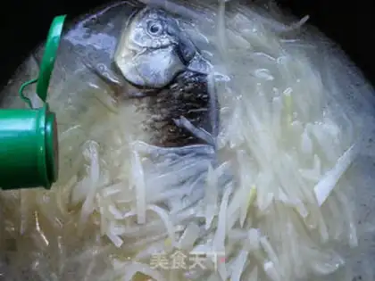 Make Silver silk fish soup step 8