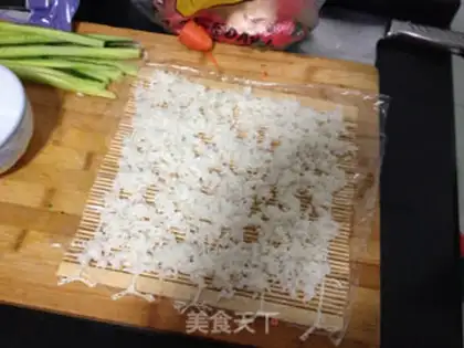 Make Simple sushi step 2