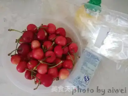 Make Cherry mousse step 7