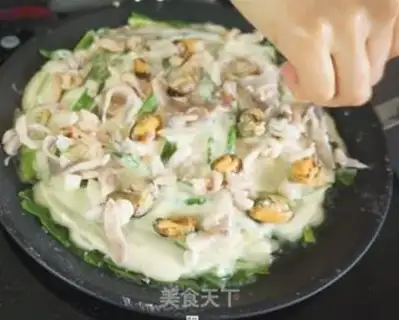 Make Korean seafood onions step 6