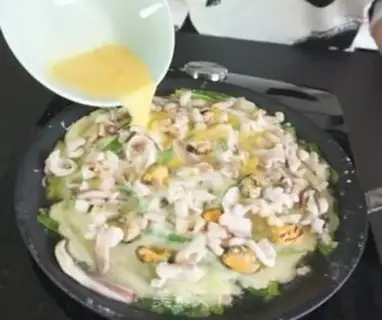 Make Korean seafood onions step 7