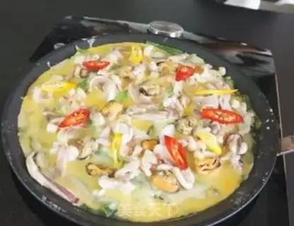 Make Korean seafood onions step 8