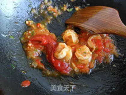 Make Shrimp pasta step 8