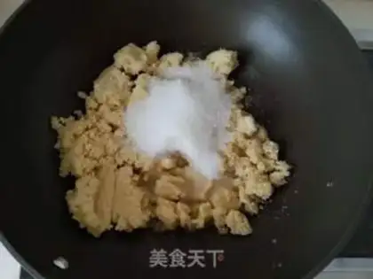 Make Green bean cake step 3