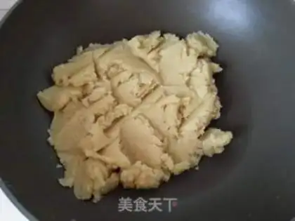 Make Green bean cake step 4