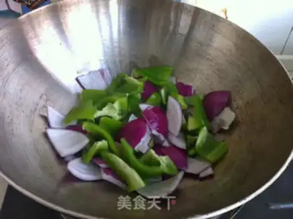 Make Pepper onion tofu step 5