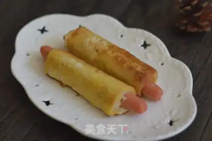 Make Toast hot dog step 4