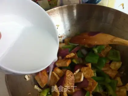 Make Pepper onion tofu step 9